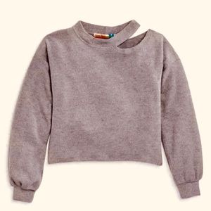 NWT Vintage Havana Cut-out Shoulder Top, Girls  XL(16)